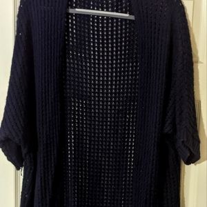 Maurices Navy Knit Cardigan Plus Size
